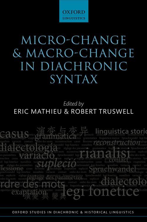 Produktbild: Micro-change and Macro-change in Diachronic Syntax
