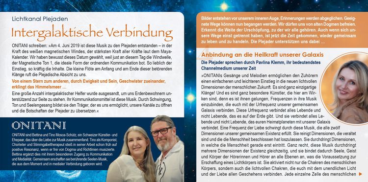 Produktbild: INTERGALAKTISCHE VERBINDUNG. Lichtkanal Plejaden