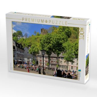 Produktbild: CALVENDO Puzzle Marktplatz in Monschau | 1000 Teile Lege-Gr&ouml;&szlig;e 64x48cm Foto-Puzzle f&uuml;r gl&uuml;ckliche Stunden
