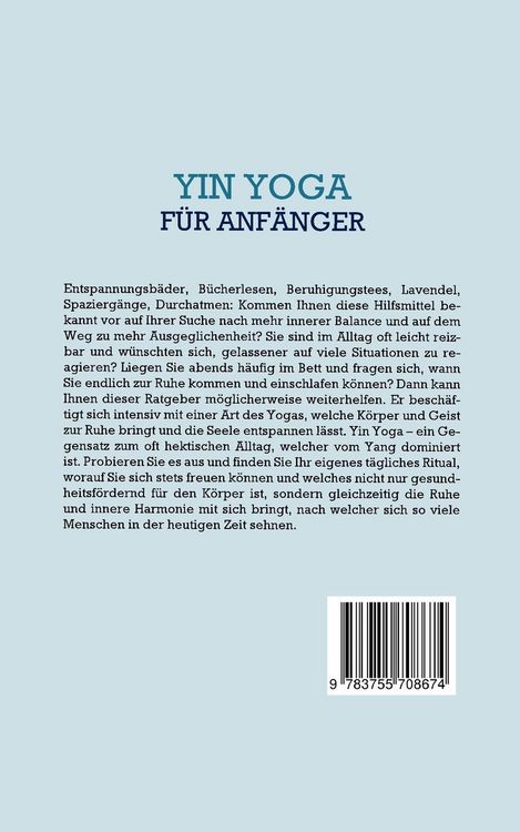 Produktbild: Yin Yoga f&uuml;r Anf&auml;nger