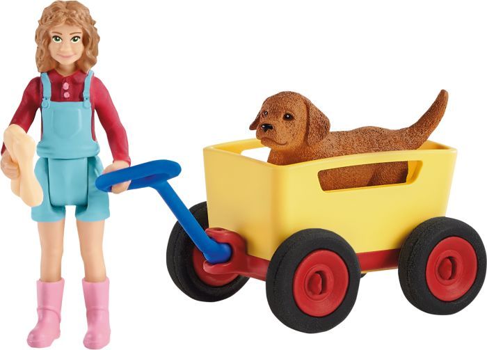 Produktbild: schleich&reg; Farm World 42543 - Bollerwagen-Ausflug