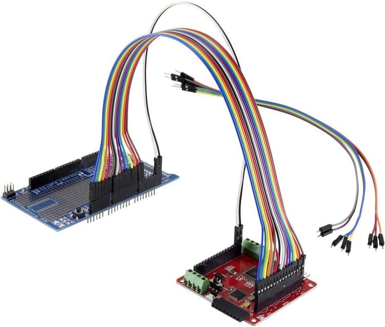 Produktbild: Renkforce JKMM403 Jumper-Kabel Arduino, Banana Pi, Raspberry Pi&reg; [40x Drahtbr&uuml;cken-Stecker - 40x Drahtbr&uuml;cken-Stecker] 30.00 cm Bunt