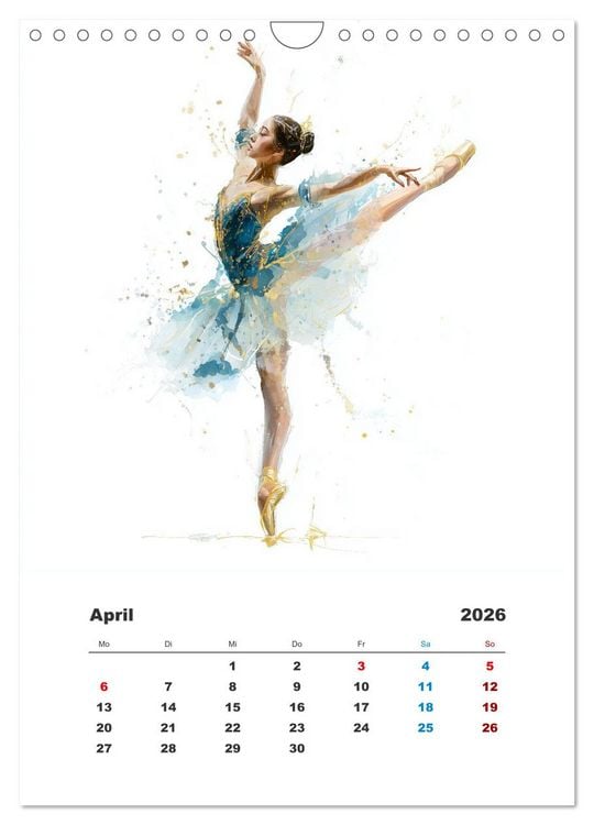 Produktbild: Tanz aus der Stille (Wandkalender 2026 DIN A4 hoch), CALVENDO Monatskalender