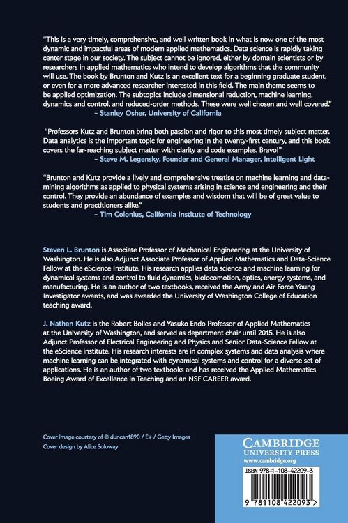 Produktbild: Data-Driven Science and Engineering