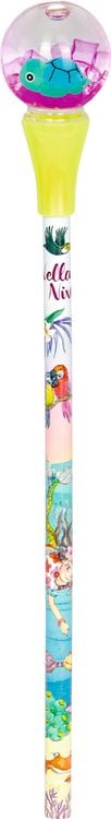 Produktbild: 23247 Regenbogenstift mit Glitzerkugel-Topper / Nella Nixe