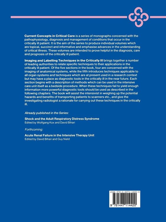 Produktbild: Imaging and Labelling Techniques in the Critically Ill