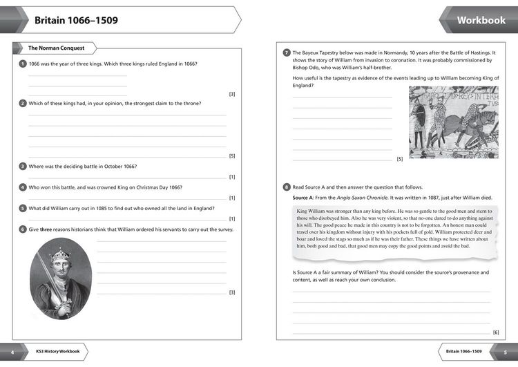 Produktbild: KS3 History Workbook