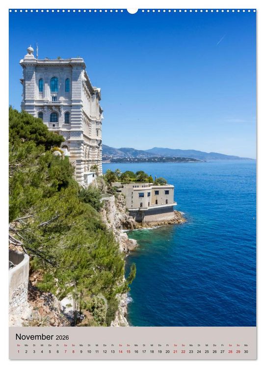 Produktbild: C&Ocirc;TE D&rsquo;AZUR Cannes, Monaco und Nizza (hochwertiger Premium Wandkalender 2026 DIN A2 hoch), Kunstdruck in Hochglanz