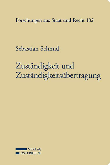 Produktbild: Zust&auml;ndigkeit und Zust&auml;ndigkeits&uuml;bertragung