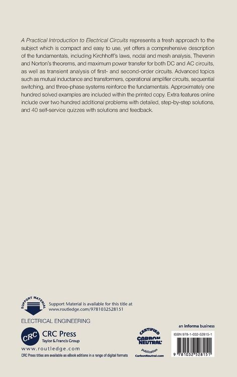 Produktbild: A Practical Introduction to Electrical Circuits