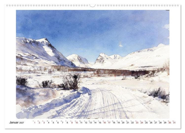 Produktbild: Schweden - Weites Land (Wandkalender 2027 DIN A2 quer), CALVENDO Monatskalender