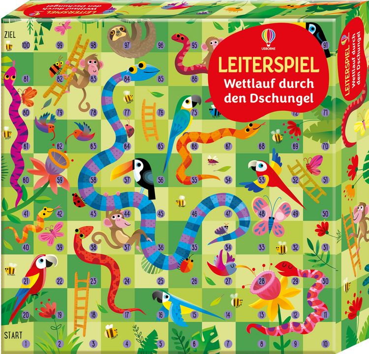 Produktbild: Leiterspiel: Wettlauf durch den Dschungel