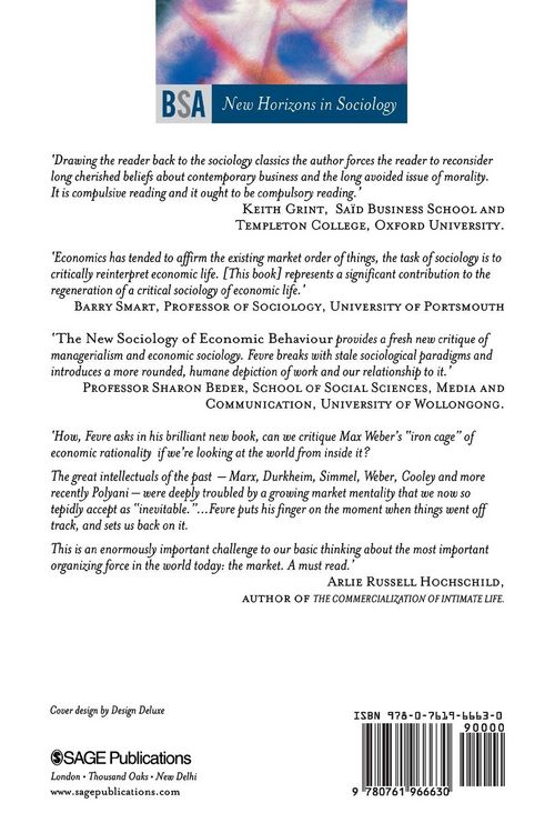 Produktbild: The New Sociology of Economic Behaviour