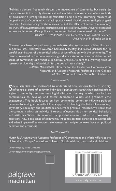 Produktbild: Community Identity and Political Behavior