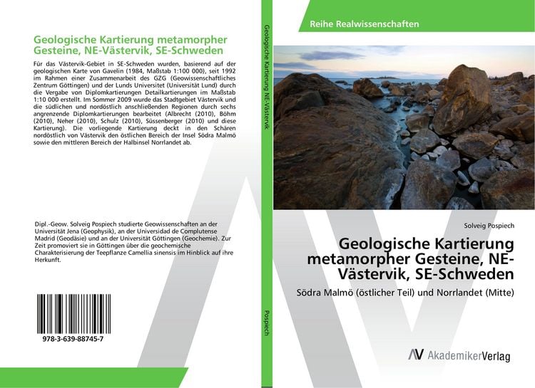Produktbild: Geologische Kartierung metamorpher Gesteine, NE-V&auml;stervik, SE-Schweden