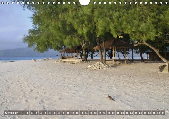 Produktbild: Gili Nanggu - Paradiesische kleine Insel (Wandkalender immerw&auml;hrend DIN A4 quer)