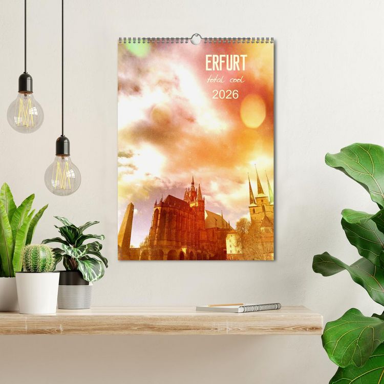 Produktbild: ERFURT total cool (Wandkalender 2026 DIN A3 hoch), CALVENDO Monatskalender