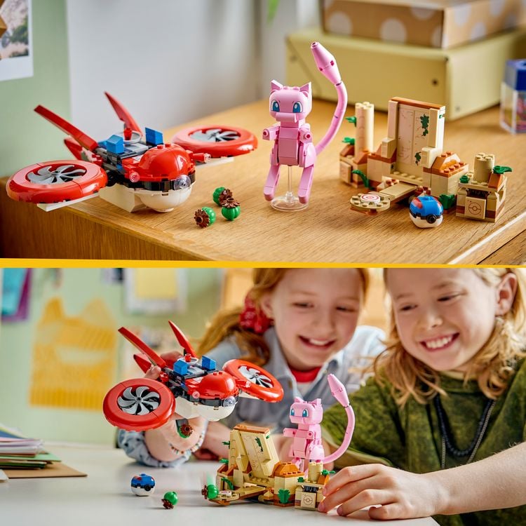 Produktbild: LEGO Pok&eacute;mon SMART Play: Drohnensuche nach einem Mysteri&ouml;sen Mew kompatibles Set 72161