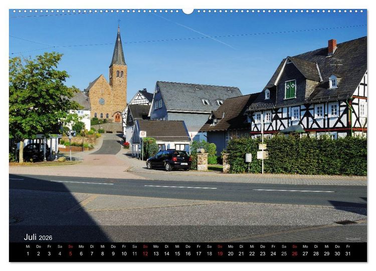 Produktbild: Kreis Siegen-Wittgenstein (Wandkalender 2026 DIN A2 quer), CALVENDO Monatskalender