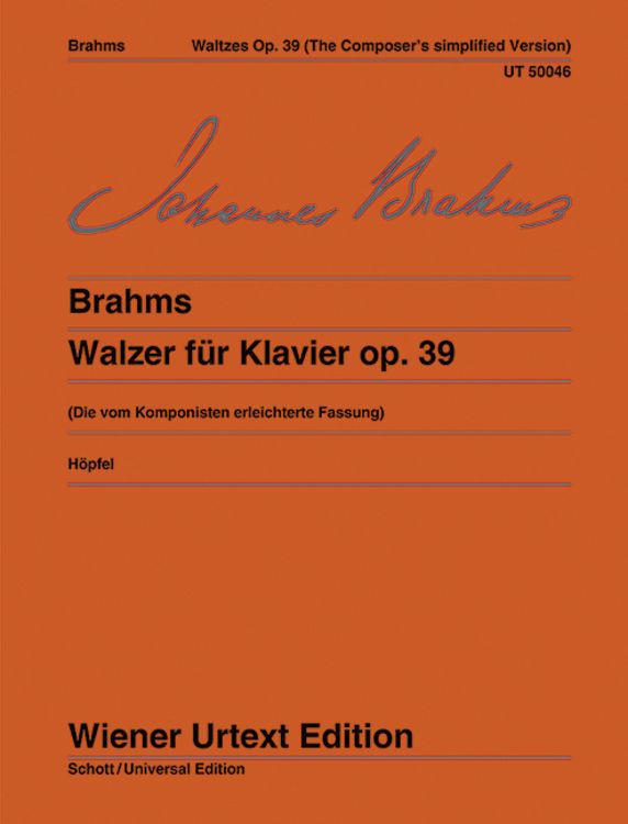 Produktbild: Brahms, J: Walzer