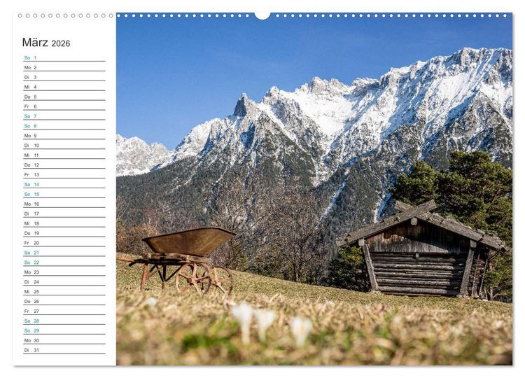 Produktbild: Faszination Alpen (hochwertiger Premium Wandkalender 2026 DIN A2 quer), Kunstdruck in Hochglanz