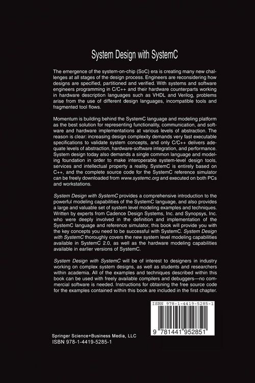 Produktbild: System Design with SystemC&trade;