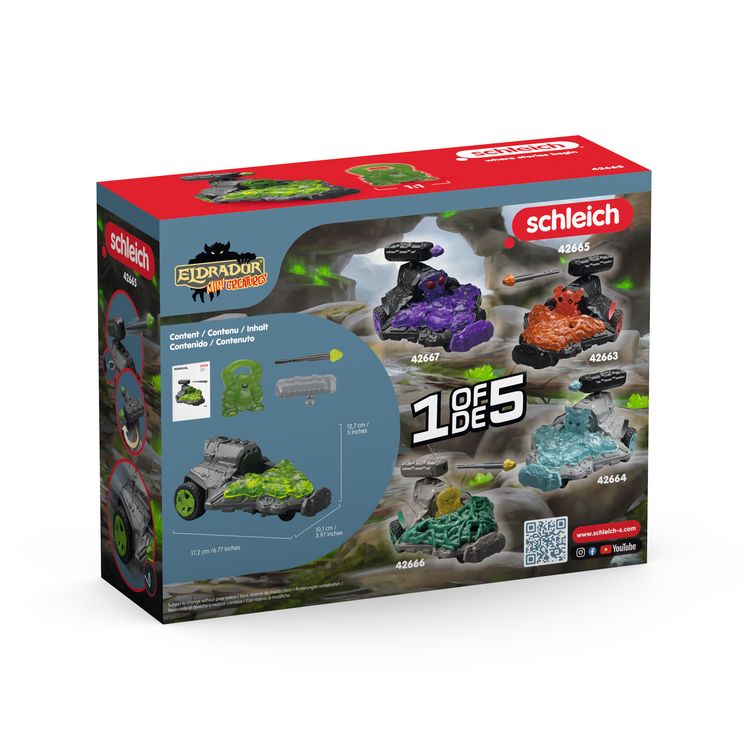 Produktbild: schleich&reg; 42665 Stein D&uuml;senjet Fahrzeug mit Mini Creature