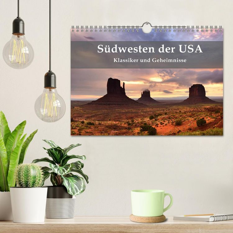 Produktbild: S&uuml;dwesten der USA - Klassiker und Geheimnisse (Wandkalender 2026 DIN A4 quer), CALVENDO Monatskalender
