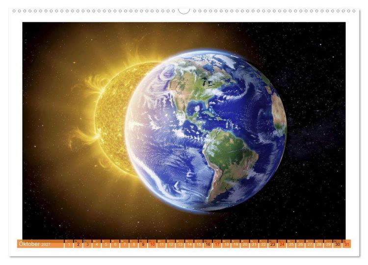 Produktbild: Im Weltall ist Stille (Wandkalender 2027 DIN A2 quer), CALVENDO Monatskalender