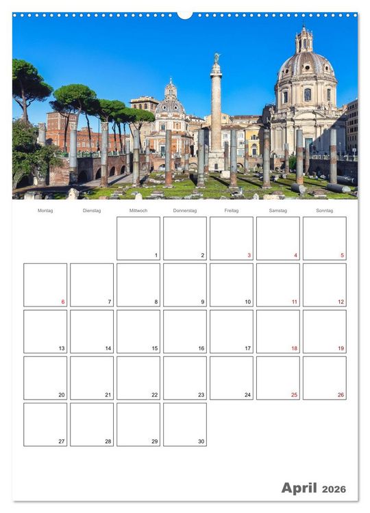 Produktbild: Italiens Sch&ouml;nheit - Terminplaner (hochwertiger Premium Wandkalender 2026 DIN A2 hoch), Kunstdruck in Hochglanz
