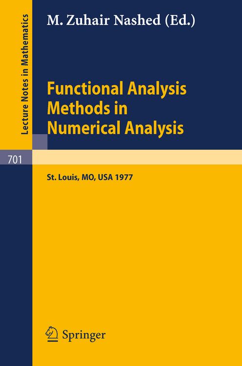 Produktbild: Functional Analysis Methods in Numerical Analysis