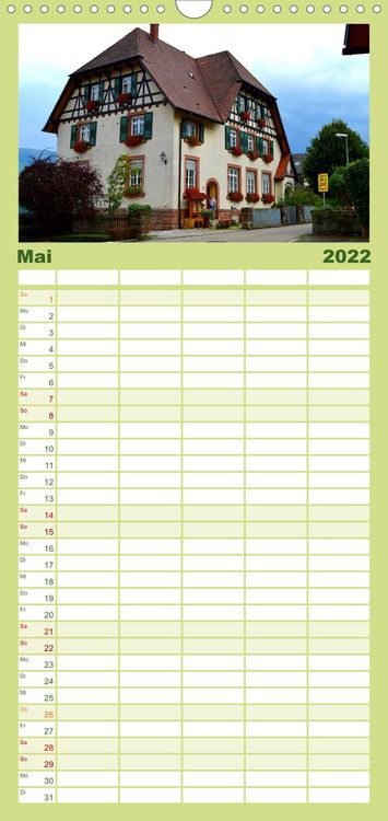 Produktbild: Familienplaner Malerisches Murgtal (Wandkalender 2022 , 21 cm x 45 cm, hoch)