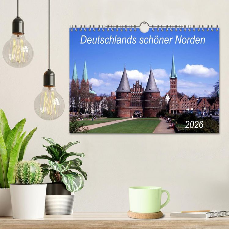 Produktbild: Deutschlands sch&ouml;ner Norden (Wandkalender 2026 DIN A4 quer), CALVENDO Monatskalender