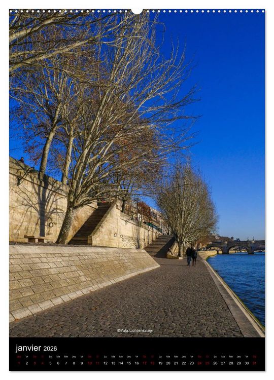 Produktbild: Paris, ce suppl&eacute;ment d'&acirc;me (Calendrier mural 2026 DIN A2 horizontal) calendrier de bureau