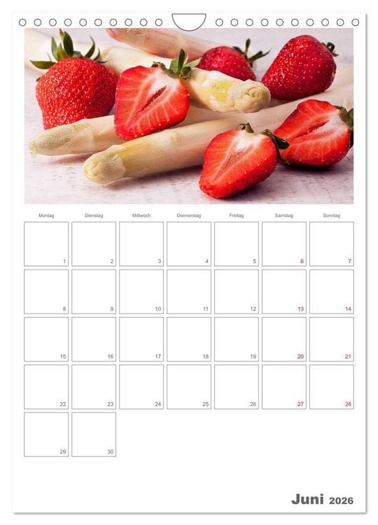 Produktbild: Kulinarische Kompositionen - Terminplaner (Wandkalender 2026 DIN A4 hoch), CALVENDO Monatskalender
