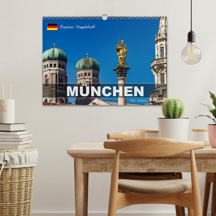 Produktbild: Bayerns Hauptstadt: M&uuml;nchen (Wandkalender 2027 DIN A3 quer), CALVENDO Monatskalender