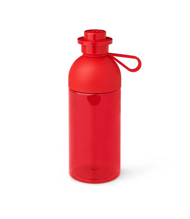 Produktbild: LEGO&reg; Trinkflasche Transparent Rot