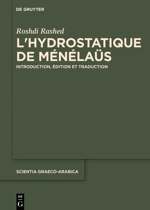 Produktbild: L'hydrostatique de M&eacute;n&eacute;la&uuml;s