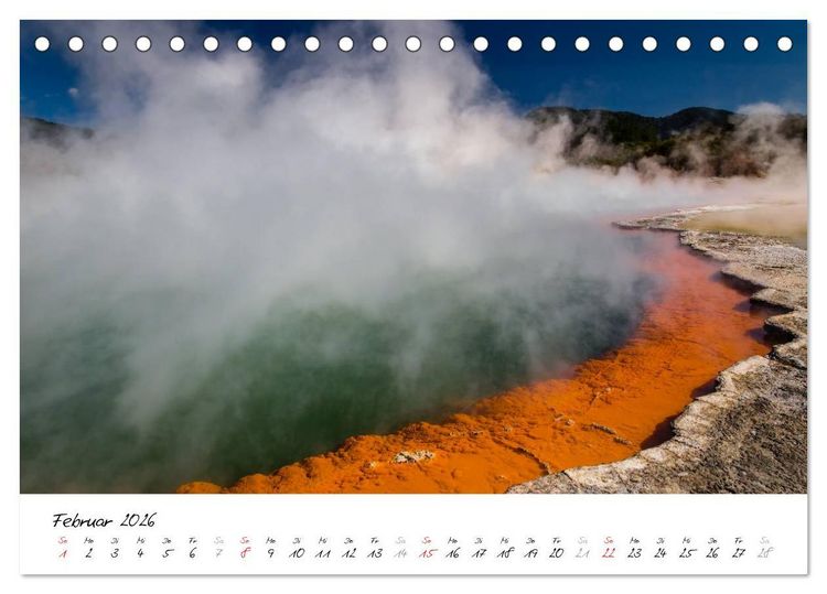 Produktbild: Neuseeland - Streifzug &uuml;ber die Nordinsel / CH-Version (Tischkalender 2026 DIN A5 quer), CALVENDO Monatskalender
