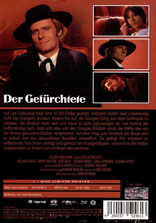 Produktbild: Der Gef&uuml;rchtete - Mediabook - Cover C - Limited Edition (Blu-ray+DVD)