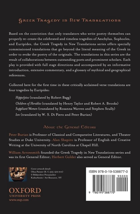 Produktbild: The Complete Euripides, Volume III