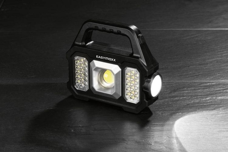 Produktbild: Easymaxx 12899 LED, COB LED Arbeitsleuchte akkubetrieben, solarbetrieben