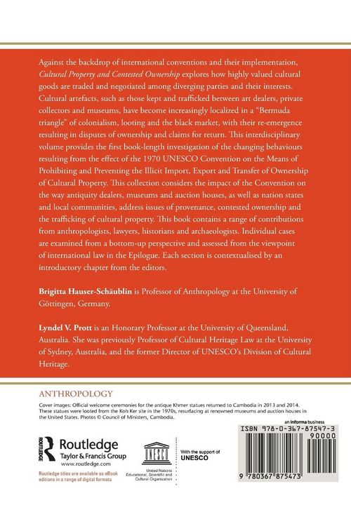 Produktbild: Cultural Property and Contested Ownership