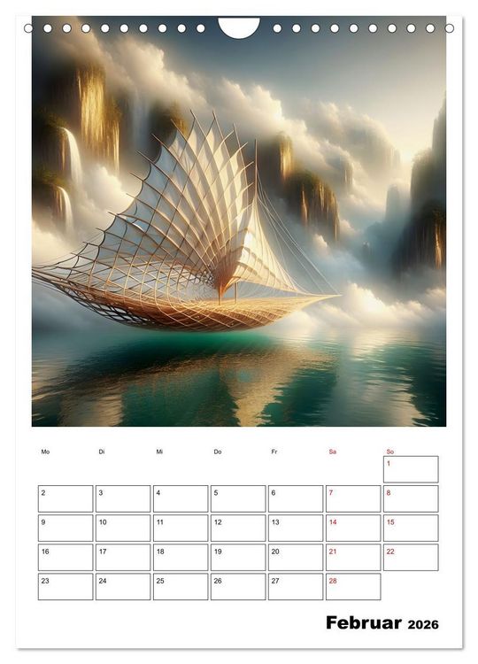 Produktbild: Geflochtene Kunstwelten (Wandkalender 2026 DIN A4 hoch), CALVENDO Monatskalender