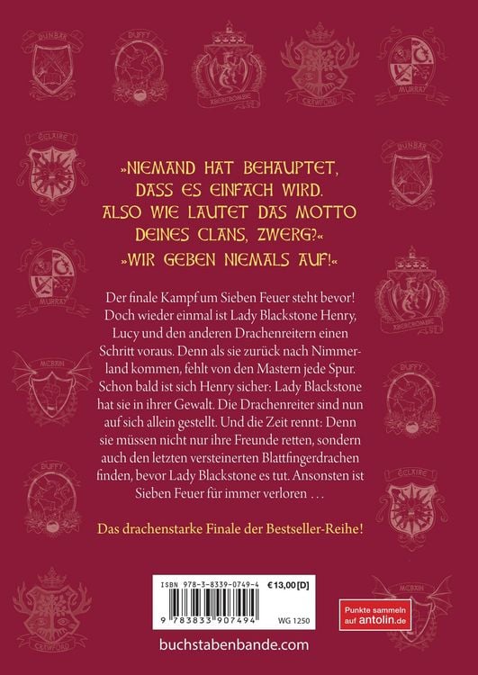 Produktbild: Die geheime Drachenschule - Der Kampf um Sieben Feuer