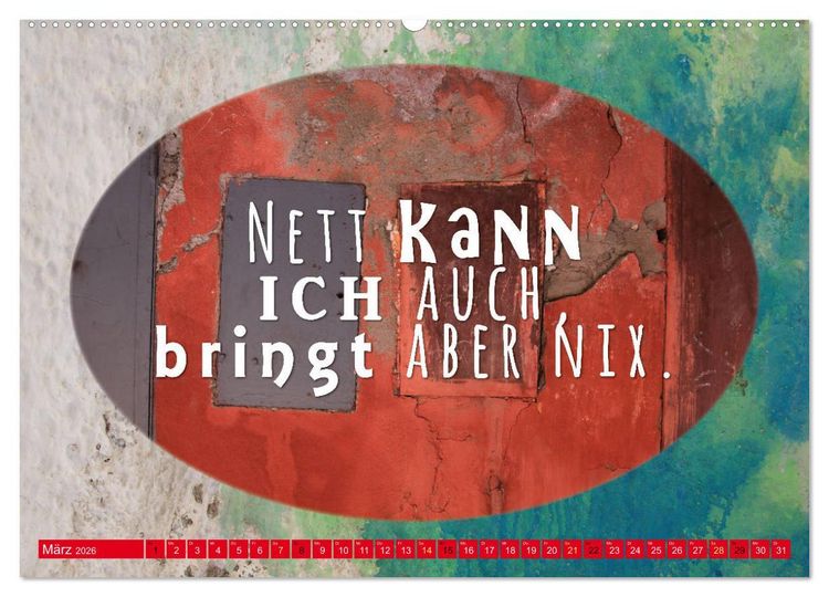 Produktbild: Die Pflicht ruft! Sag ihr, ich ruf zur&uuml;ck. (hochwertiger Premium Wandkalender 2026 DIN A2 quer), Kunstdruck in Hochglanz