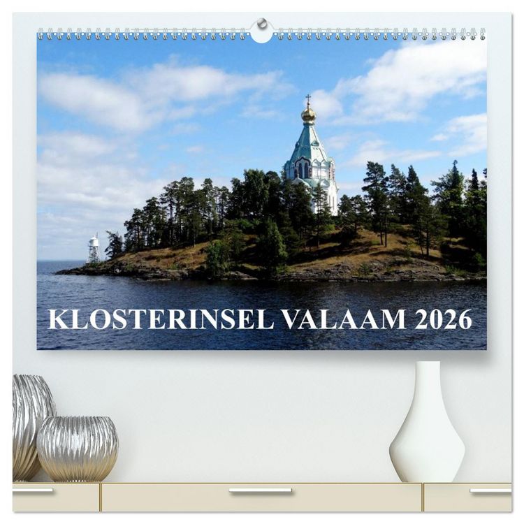 Produktbild: KLOSTERINSEL VALAAM 2026 (hochwertiger Premium Wandkalender 2026 DIN A2 quer), Kunstdruck in Hochglanz
