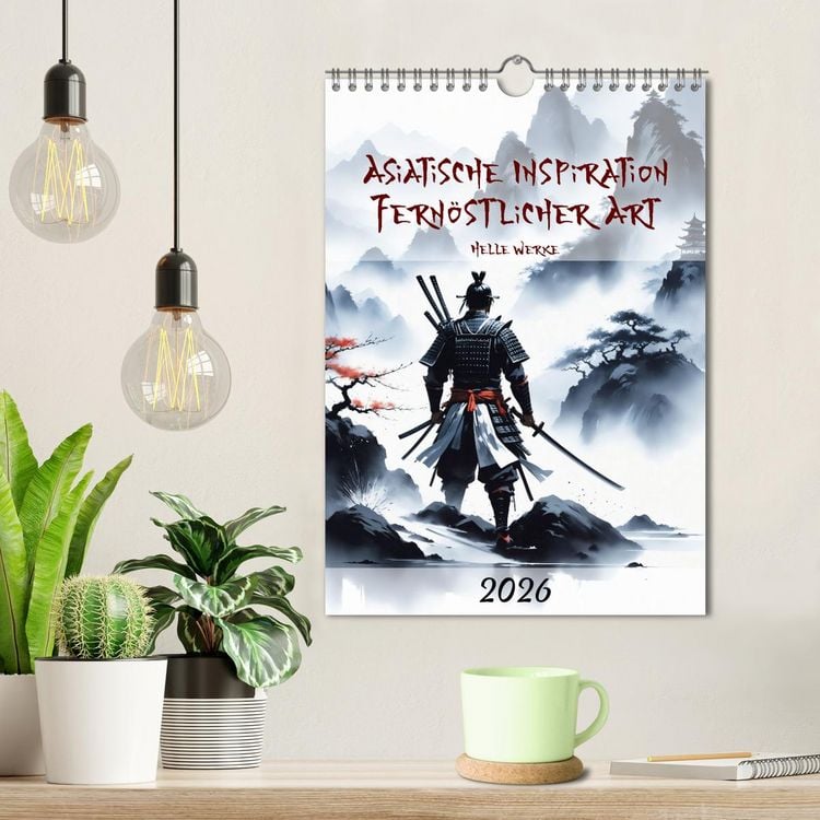 Produktbild: Asiatische Inspiration Fern&ouml;stlicher Art - Helle Werke (Wandkalender 2026 DIN A4 hoch), CALVENDO Monatskalender