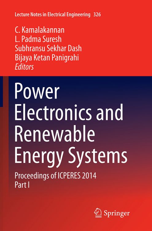 Produktbild: Power Electronics and Renewable Energy Systems
