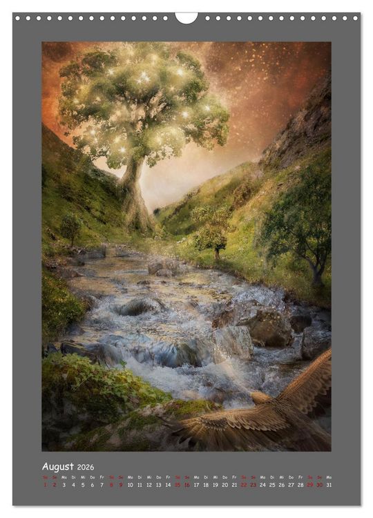 Produktbild: Yggdrasil - Der Baum des Lebens (Wandkalender 2026 DIN A3 hoch), CALVENDO Monatskalender